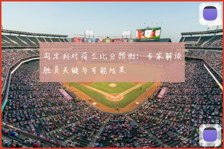 匈牙利对荷兰比分预测：专家解读胜负关键与可能结果